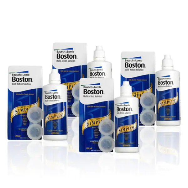 Bausch and Lomb Boston Simplus Solution, 4 x 120ml (12 Months Supply)