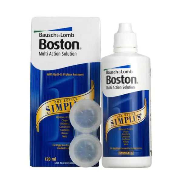 Bausch and Lomb Boston Simplus Solution, 4 x 120ml (12 Months Supply) - Image 2