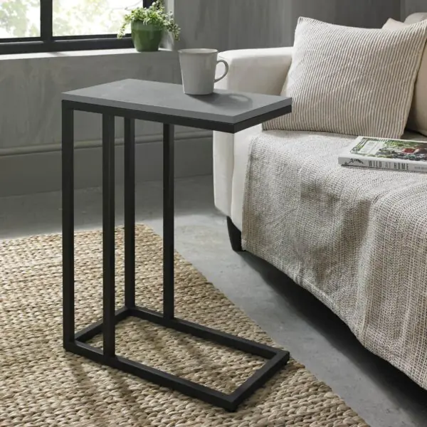 Bentley Designs Sofia Grey Sintered Stone Sofa Table