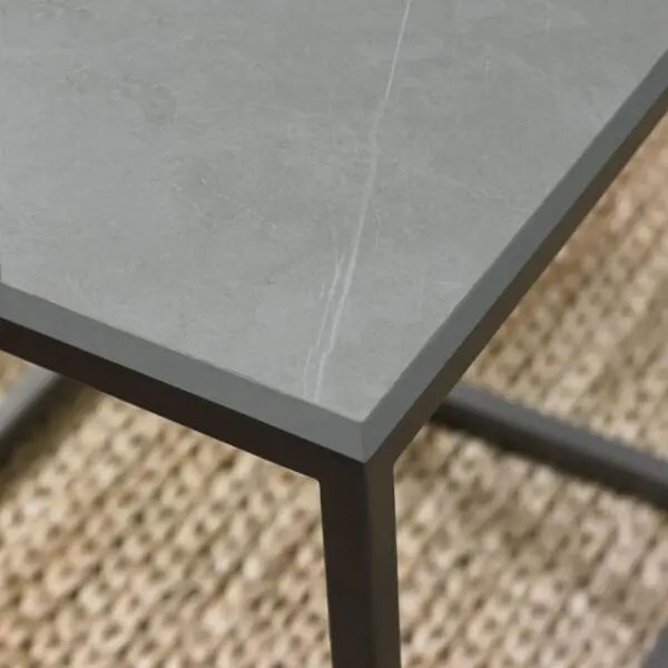 Bentley Designs Sofia Grey Sintered Stone Sofa Table - Image 3