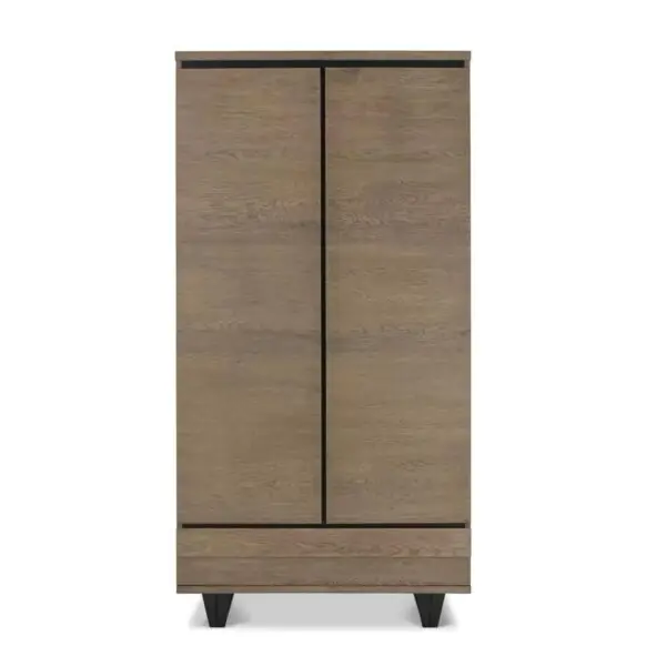 Bentley Designs Tivoli Weathered Oak Double Wardrobe - Image 5