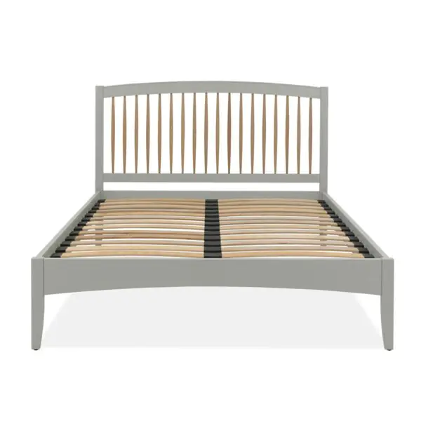 Bentley Designs Whitby Scandi Oak and Grey Bed Frame in 2 Sizes - Image 4