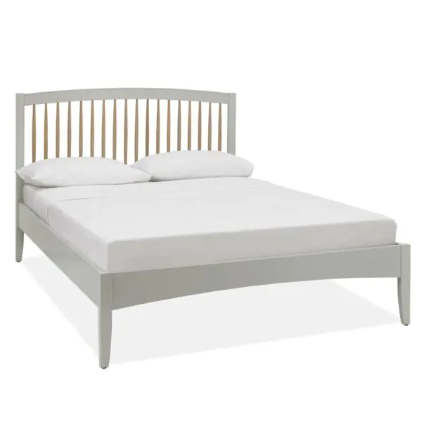 Bentley Designs Whitby Scandi Oak and Grey Bed Frame in 2 Sizes - Image 3