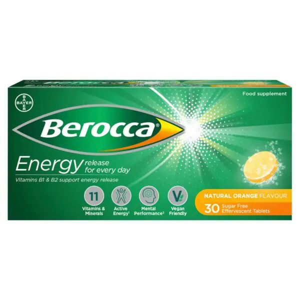 Berocca Orange Tablets, 5 x 30 Count - Image 2