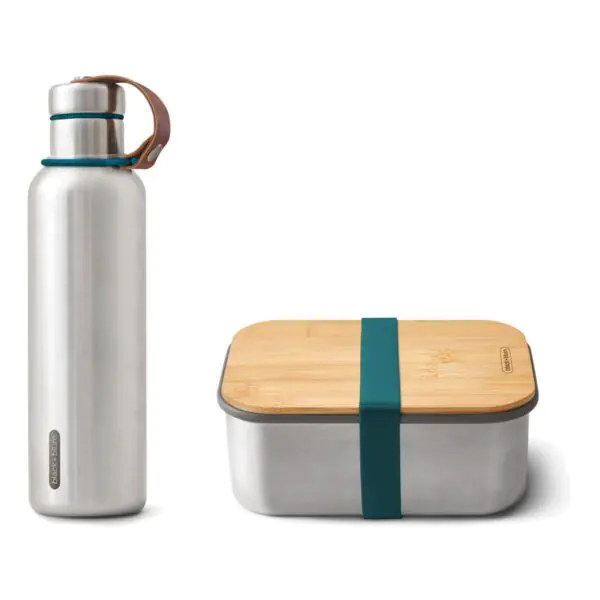 Black+Blum Stainless Steel Lunch Box and 750ml Insulated Water Bottle Bundle - Image 2