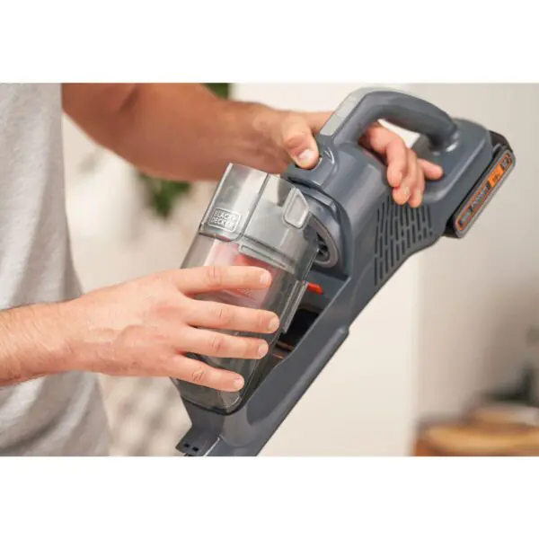 Black + Decker 18V Powerseries+ Cordless Stick Vacuum, BHFEA18D1-GB - Image 7