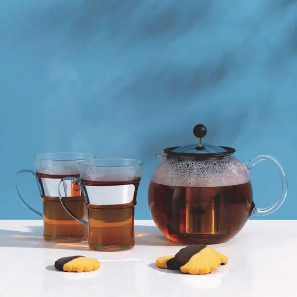 Bodum Assam Tea Press with 2 Tea Glasses - Image 2