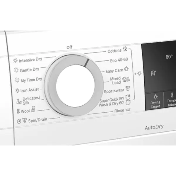 Bosch Series 4 WNA134U8GB 8kg/5kg, 1400rpm, Washer Dryer, E Rated in White - Image 5