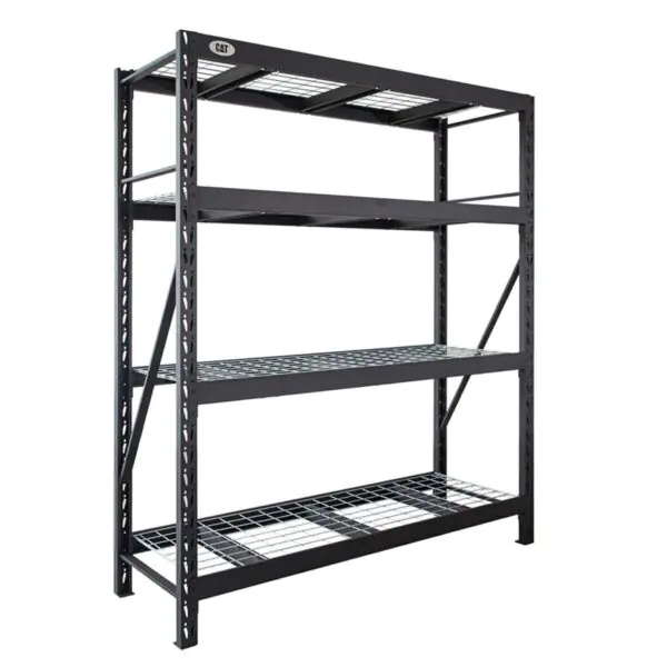 CAT 4 Level Industrial Rack (182 x 195 x 60cm) in Black - Image 2