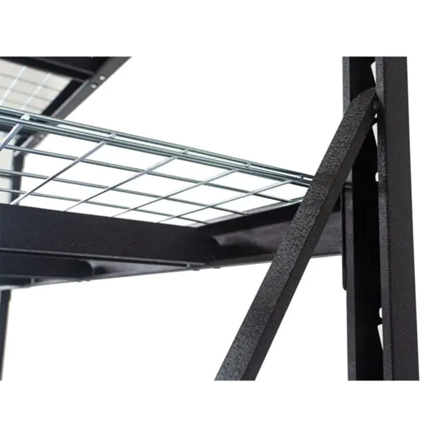 CAT 4 Level Industrial Rack (182 x 195 x 60cm) in Black - Image 7