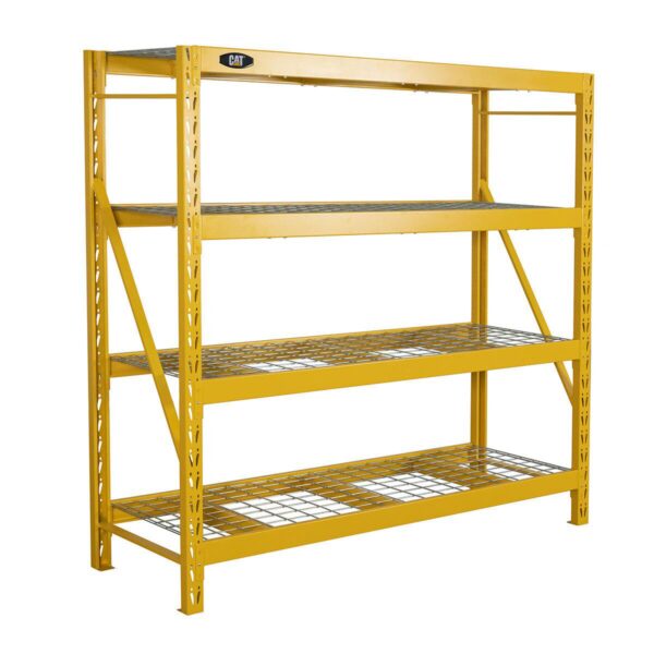 CAT 4 Level Industrial Rack (182 x 195 x 60cm) in Yellow - Image 2