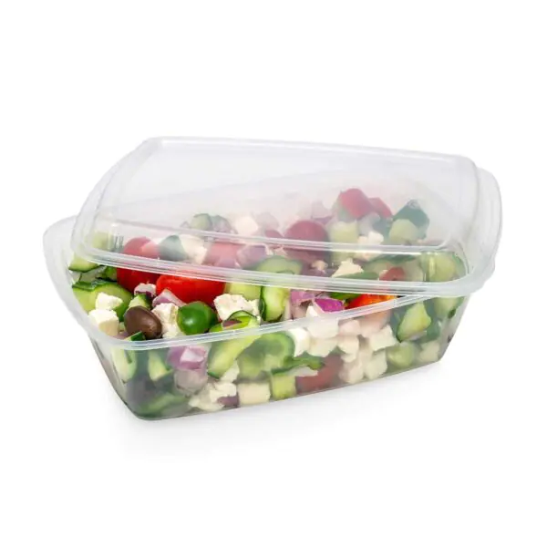 Cafe Express Plastic Containers and Lids, 42 Pack