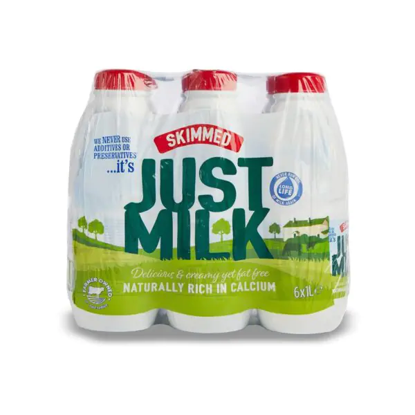 Candia Just Milk UHT Skimmed Milk, 6 x 1L - Image 2