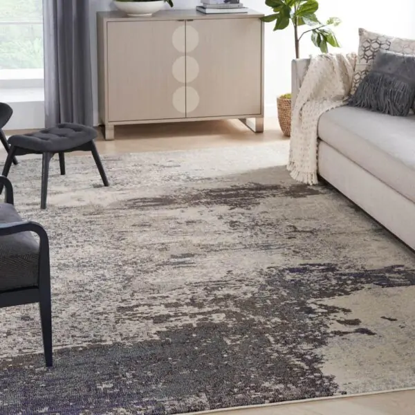 Celestial Ivory Grey Rug in 4 Sizes - Image 8