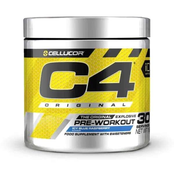 Cellucor C4 The Original Explosive Pre-Workout Icy Blue Raspberry, 2x198g - Image 2