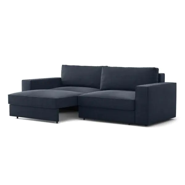 Coddle Infinity Navy Velvet Convertible Sofa Bed - Image 7