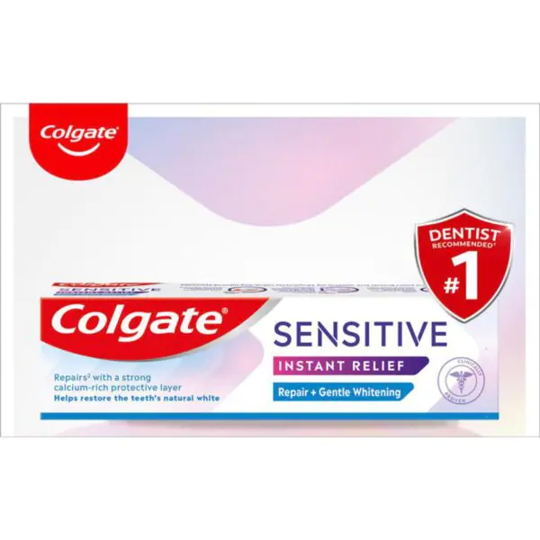 Colgate Sensitive Instant Relief Toothpaste, 6 x 75ml - Image 3