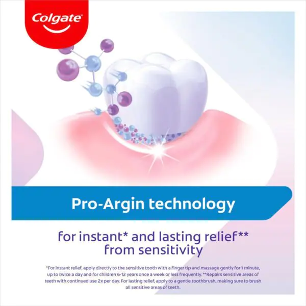 Colgate Sensitive Instant Relief Toothpaste, 6 x 75ml - Image 6