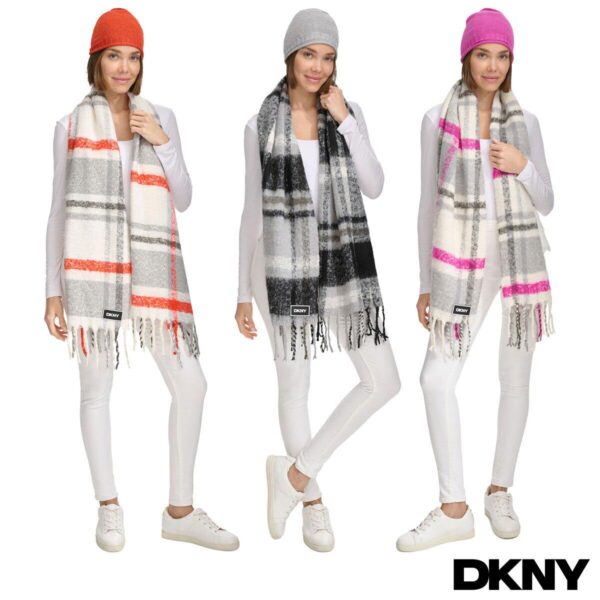 DKNY Hat and Scarf Set