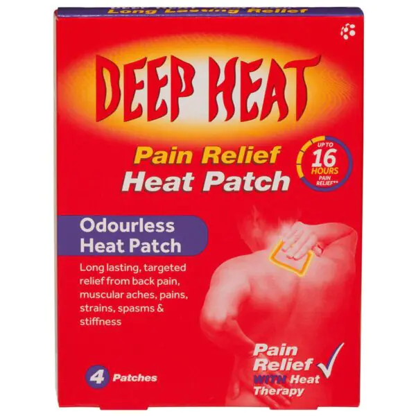 Deep Heat Pain Relief Heat Patch, 2 x 4 Pack - Image 2