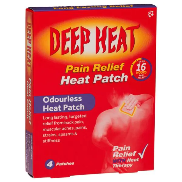 Deep Heat Pain Relief Heat Patch, 2 x 4 Pack - Image 3