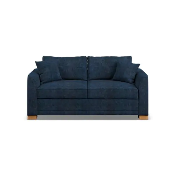 Devon Navy Fabric Sofa Bed - Image 5