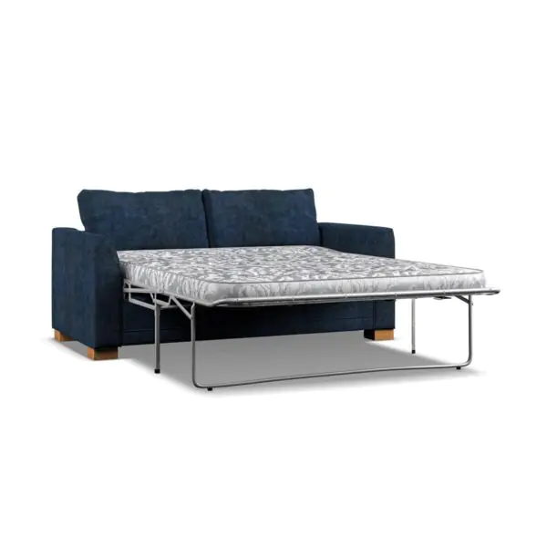 Devon Navy Fabric Sofa Bed - Image 8