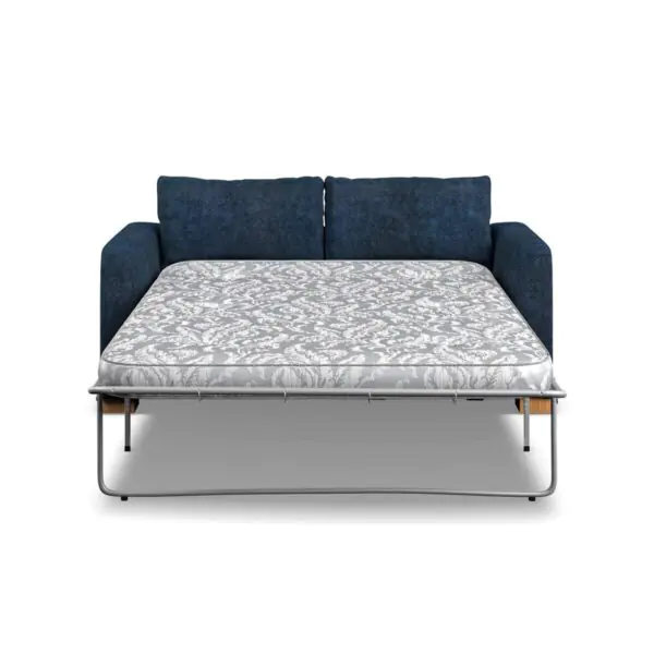 Devon Navy Fabric Sofa Bed - Image 7