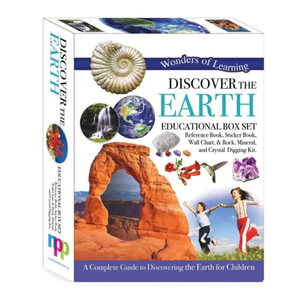 Discover Boxes in 4 Options: Human Body, Dinosaurs, Earth or Volcanoes