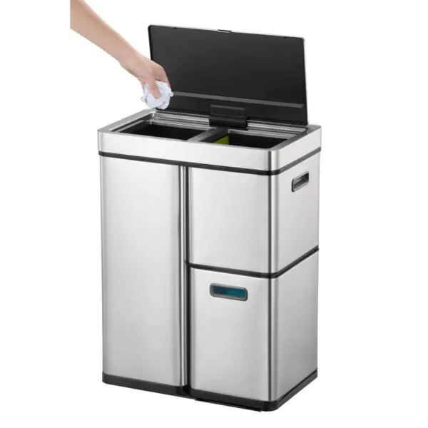 EKO Mirage Plus Recycling Bin 30+15+15L Recycling Bin - Image 3