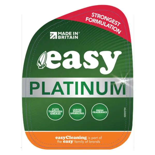 Easy Platinum Washing Up Liquid, 6 x 1L - Image 3