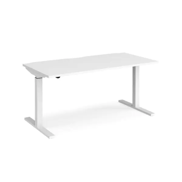 Elev8 Large Power Adjustable Height Desk, White - Image 2