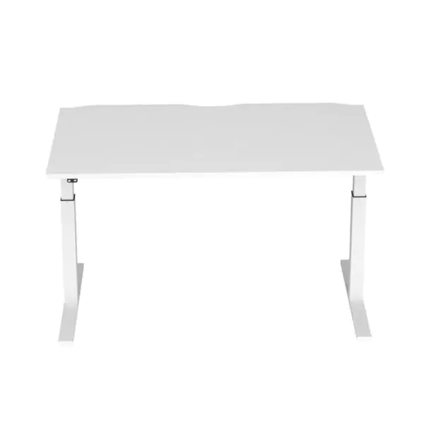 Elev8 Large Power Adjustable Height Desk, White - Image 7