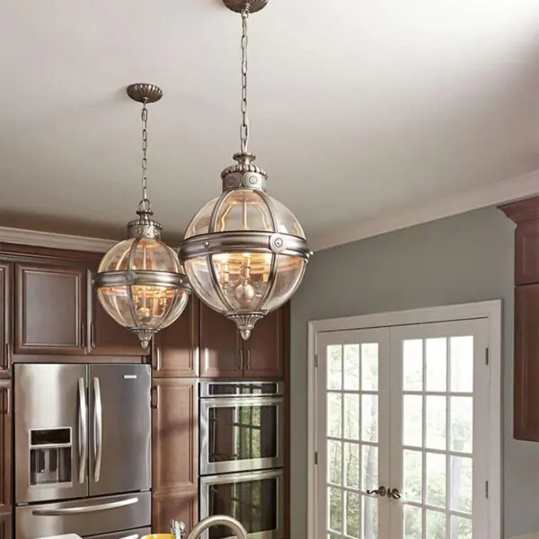 Feiss Adams 4 Light Pendant Chandelier in 2 Finishes - Image 3