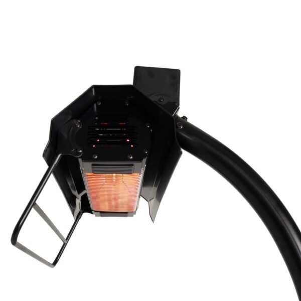 FireSense Black Powder Coated Steel 2.3m (93 ) Telescoping Offset Pole Mounted Infrared Patio Heater - Image 5