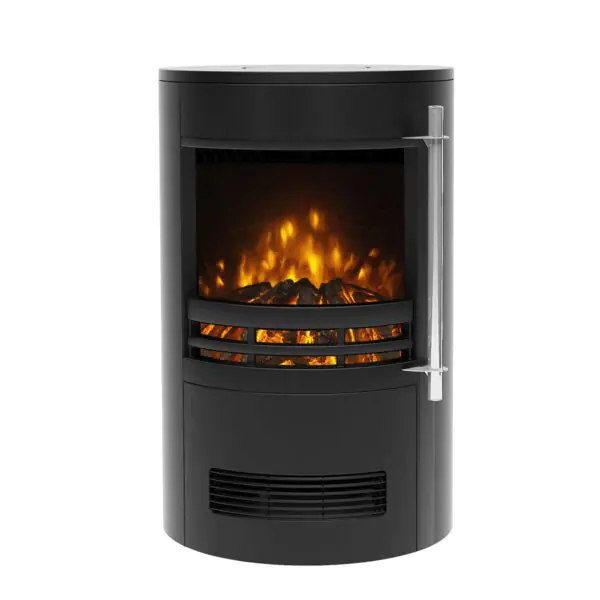 Flare Tunstall Electric Cylinder Stove in Black, 2kW - Image 3