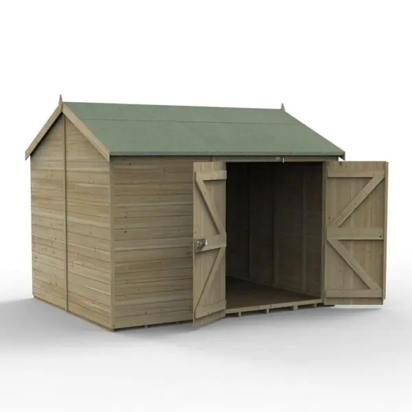 Forest Garden Timberdale 10ft x 8ft 3  (3 x 2.5m) Tongue and Groove Wooden Storage Shed - Image 4