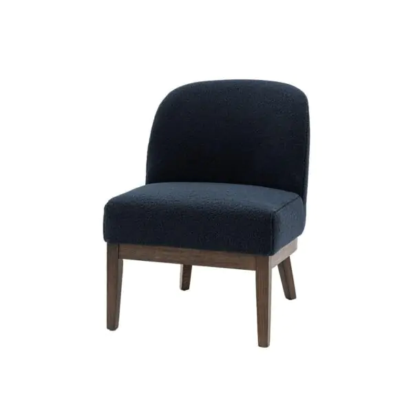 Gallery Bardfield Blue Teddy Fabric Chair - Image 4