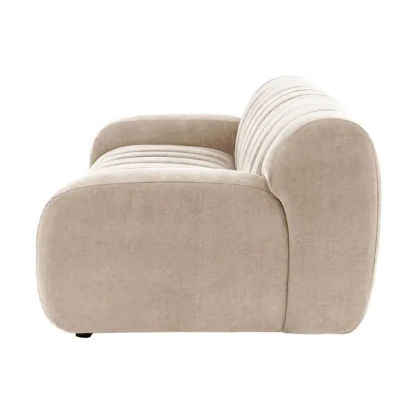 Gallery Coste Cream Fabric 3 Seater Sofa - Image 7