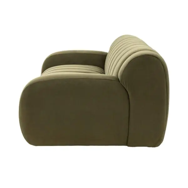 Gallery Coste Green Fabric 3 Seater Sofa - Image 7