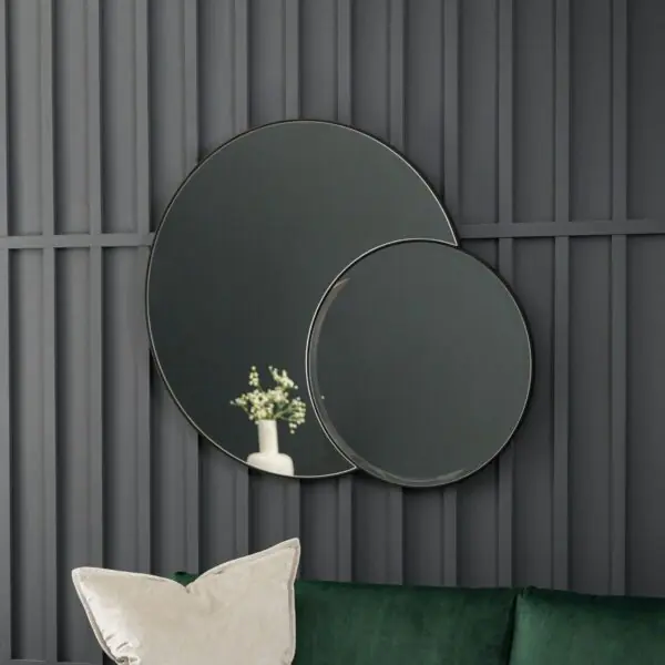 Gallery Ostia Black Dual Mirror