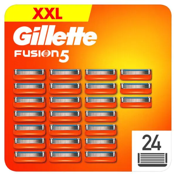 Gillette Fusion 5 Blades 24 Pack - Image 2