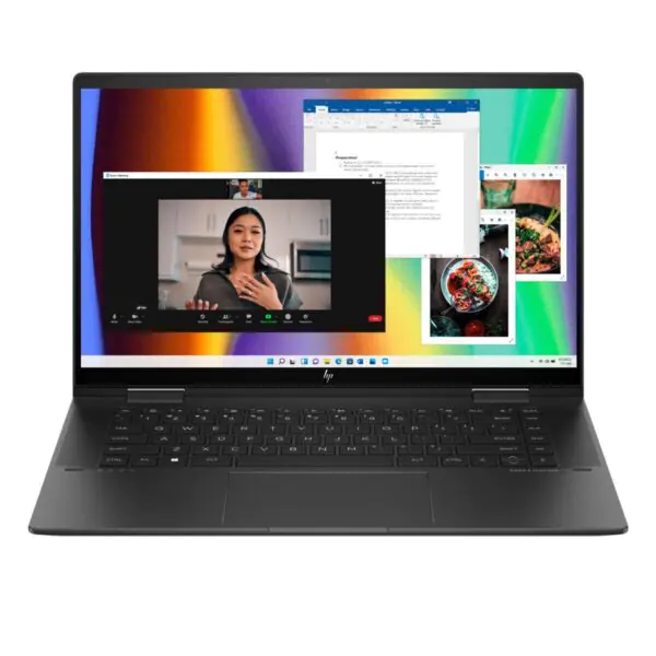 HP Envy x360, AMD Ryzen 5, 8GB RAM, 512GB SSD, 15.6 Inch 2 in 1 Convertible Laptop, 15-fh0001na - Image 2