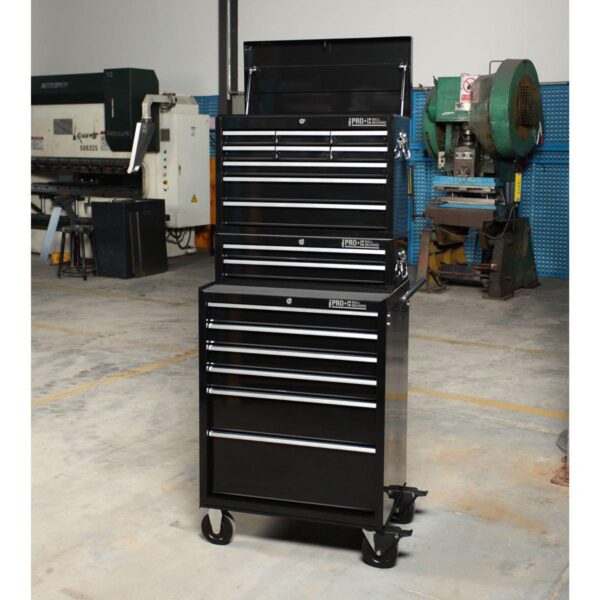 Hilka HD Pro+ 17-Drawer Combination Tool Chest Trolley - Image 3