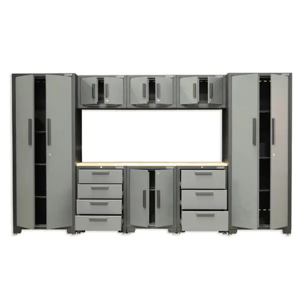 Hilka Professional 24 Gauge Steel 9 Piece Modular Cabinet Set - Image 2