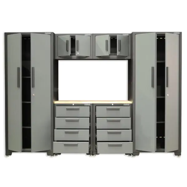 Hilka Professional 24 Gauge Steel 7 Piece Modular Cabinet Set - Image 2