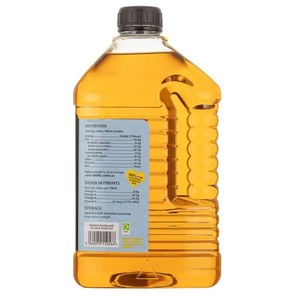 Hillfarm Extra Virgin Cold Pressed Rapeseed Oil, 2L - Image 3