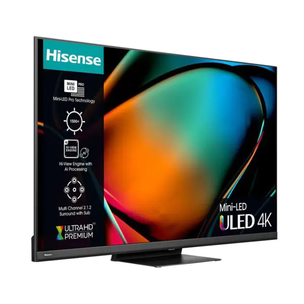 Hisense 55U8KQTUK 55 Inch Mini LED 4K Smart TV - Image 2