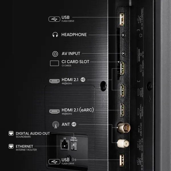 Hisense 75U6NQTUK 75 Inch Mini-LED Freely Smart TV - Image 3