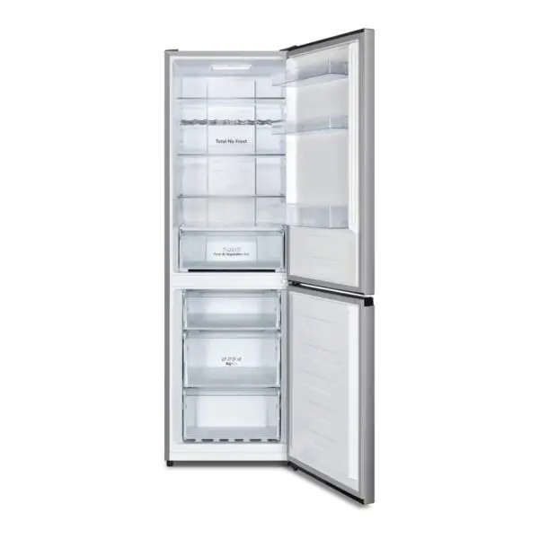 Hisense RB395N4BCE Fridge Freezer, E Rated in Stainless Steel - Image 3